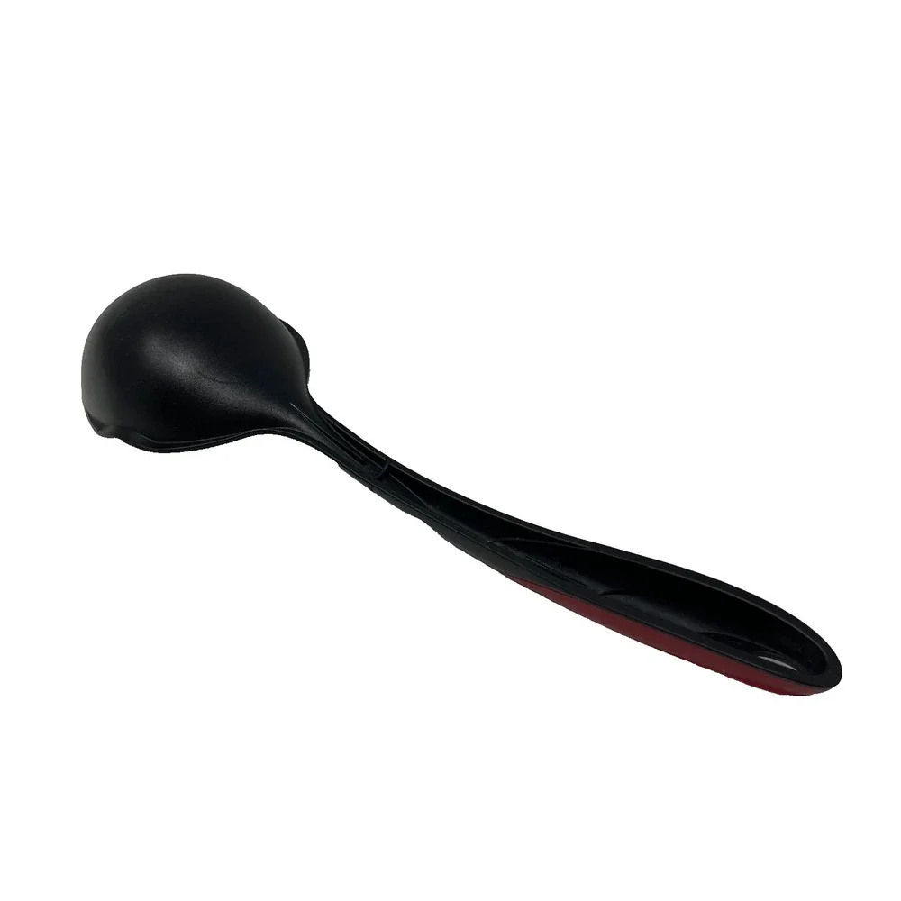 Vintage Tailor Made Black Red Nylon Plastic Spoon Ladle Made in USA